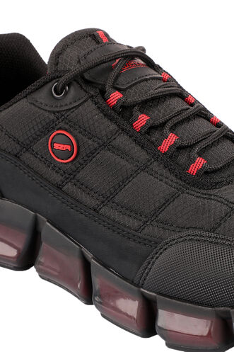 Slazenger ZAREEN Men's Outdoor Shoes Black - Red - Thumbnail