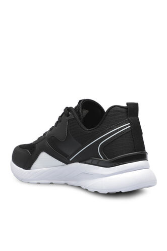 Slazenger ZAVIA Sneaker Erkek Ayakkabı Siyah - Beyaz - Thumbnail