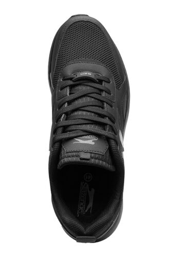 Slazenger ZAVIA Sneaker Erkek Ayakkabı Siyah - Siyah - Thumbnail