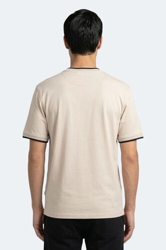 Slazenger ZAVIER Erkek Bej Tişört - Thumbnail