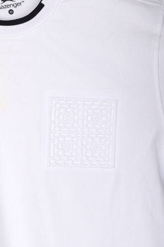 Slazenger ZAVIER Erkek Beyaz Tişört - Thumbnail