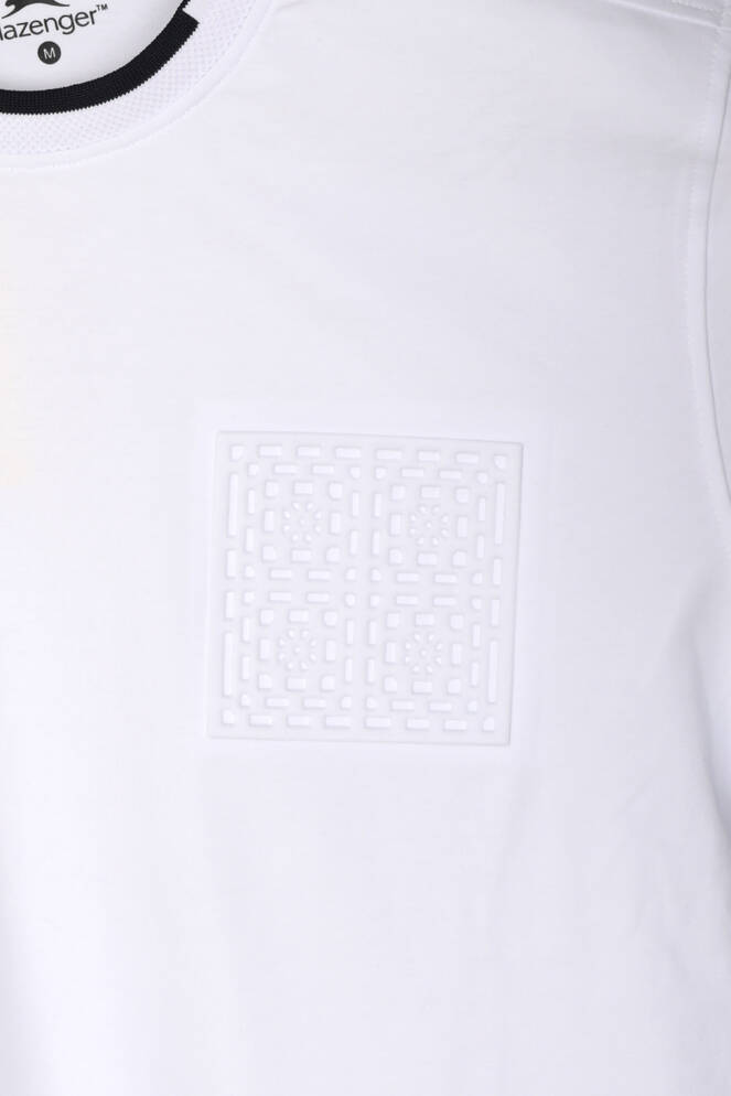 Slazenger ZAVIER Erkek Beyaz Tişört
