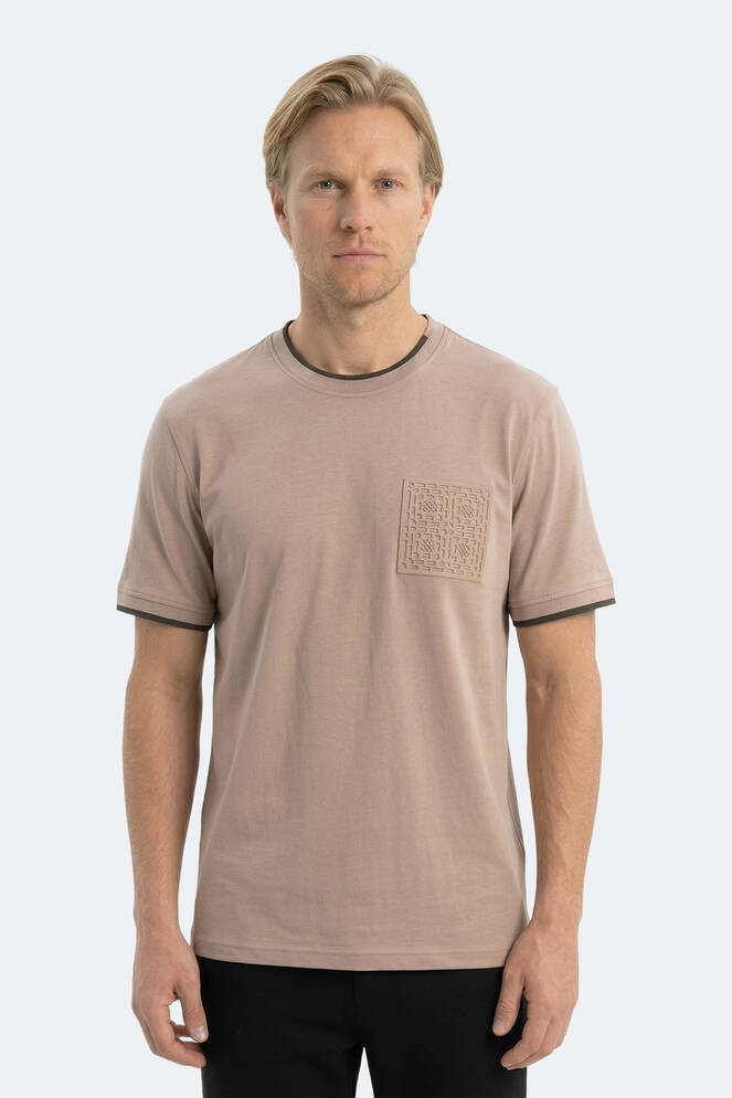 Slazenger ZAVIER Erkek Kahve Tişört