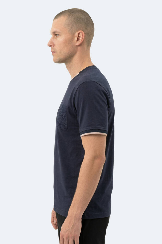 Slazenger ZAVIER Erkek Lacivert Tişört