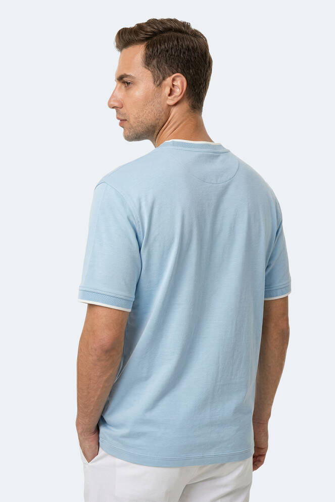 Slazenger ZAVIER Erkek Mavi Tişört