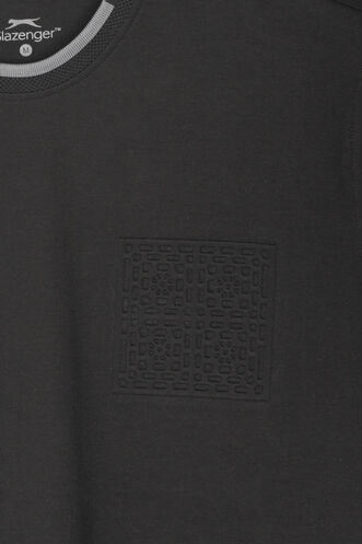 Slazenger ZAVIER Erkek Siyah Tişört - Thumbnail