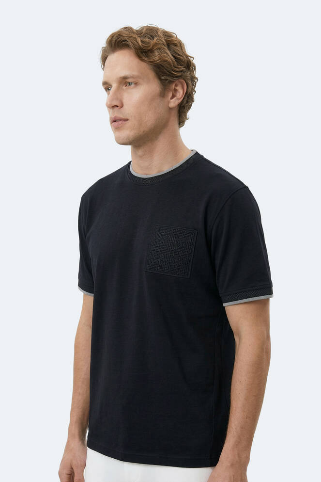 Slazenger ZAVIER Erkek Siyah Tişört