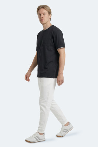 Slazenger ZAVIER Erkek Siyah Tişört - Thumbnail