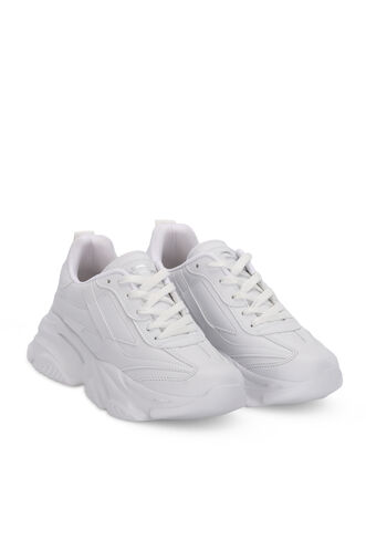 Slazenger ZAYD Kadın Beyaz Günlük Spor Ayakkabısı - Thumbnail