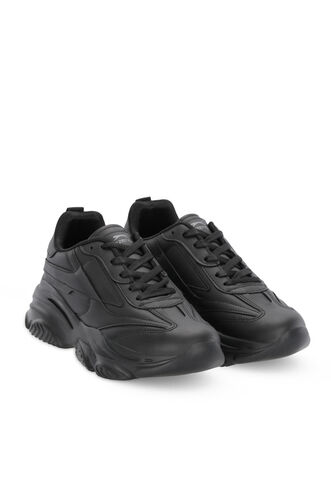 Slazenger ZAYD Kadın Siyah / Siyah Günlük Spor Ayakkabısı - Thumbnail