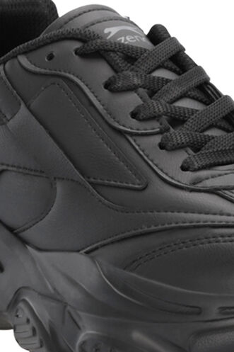 Slazenger ZAYD Kadın Siyah / Siyah Günlük Spor Ayakkabısı - Thumbnail