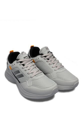 Slazenger ZAYN Men's Sneaker Shoes Gray - Yellow - Thumbnail