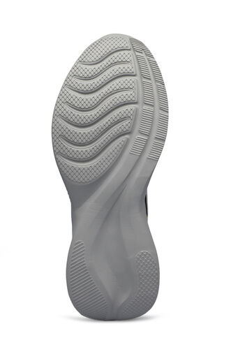 Slazenger ZAYN Men's Sneaker Shoes Gray - Yellow - Thumbnail