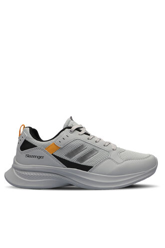 Slazenger ZAYN Men's Sneaker Shoes Gray - Yellow - Thumbnail
