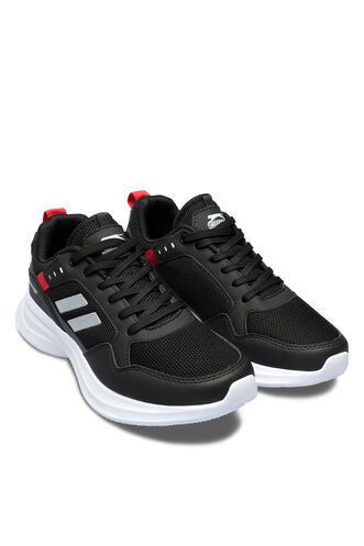Slazenger ZAYN Sneaker Erkek Ayakkabı Siyah - Beyaz - Kırmızı - Thumbnail