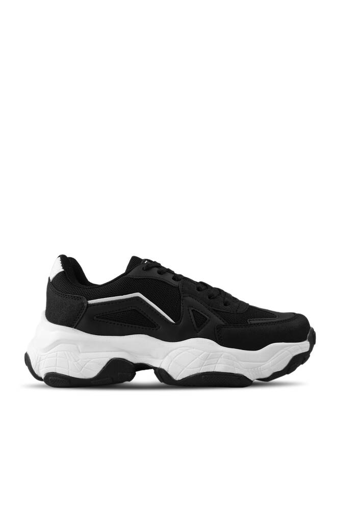 Slazenger ZEF Kadın Sneaker Ayakkabı Siyah - Beyaz