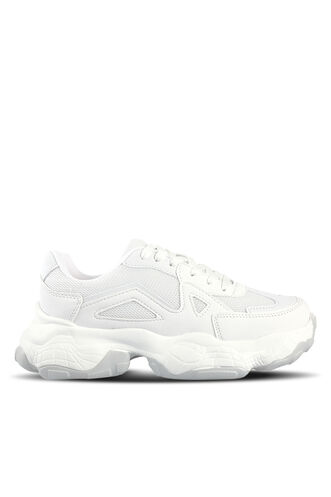 Slazenger ZEF Sneaker Kadın Ayakkabı Beyaz - Thumbnail