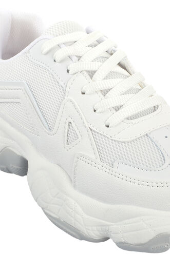 Slazenger ZEF Sneaker Kadın Ayakkabı Beyaz - Thumbnail