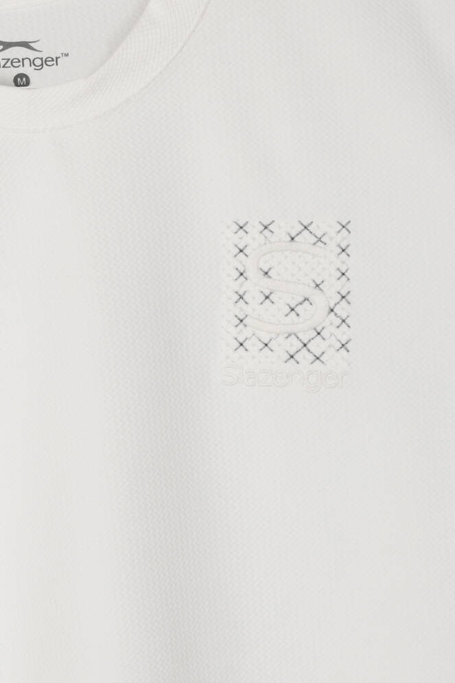 Slazenger ZEGNA Erkek Beyaz Tişört