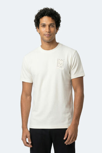 Slazenger ZEGNA Erkek Beyaz Tişört - Thumbnail