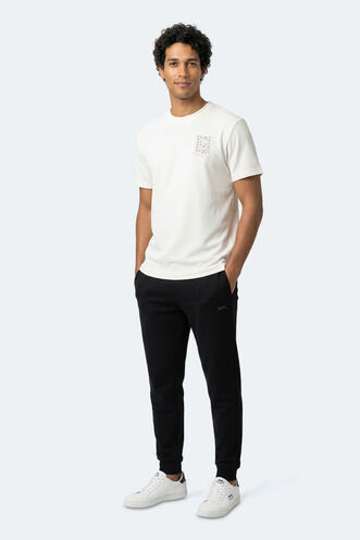 Slazenger ZEGNA Erkek Beyaz Tişört - Thumbnail