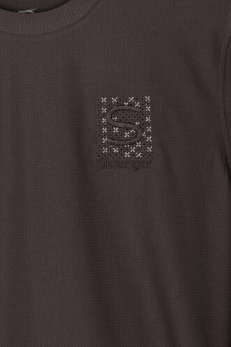 Slazenger ZEGNA Erkek Kahve Tişört - Thumbnail
