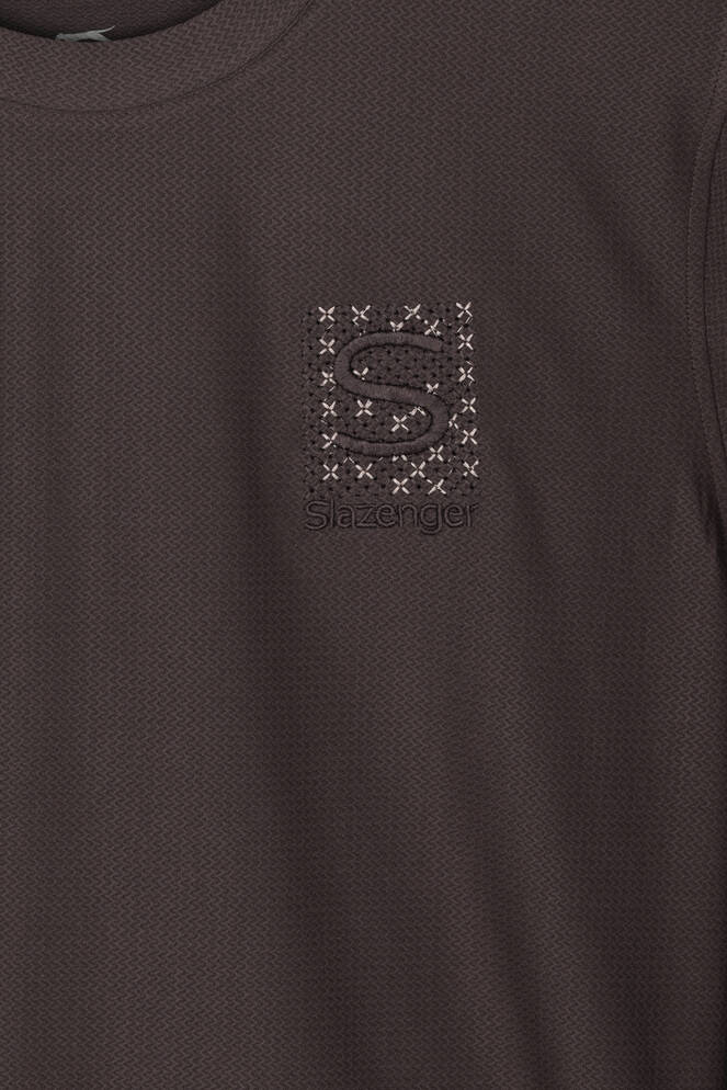 Slazenger ZEGNA Erkek Kahve Tişört