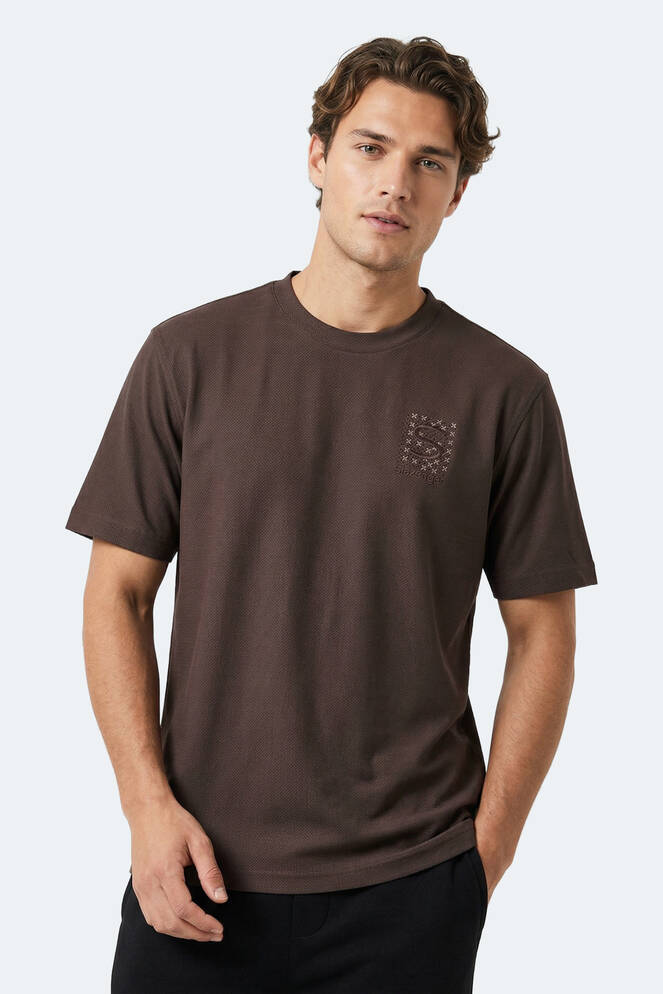 Slazenger ZEGNA Erkek Kahve Tişört