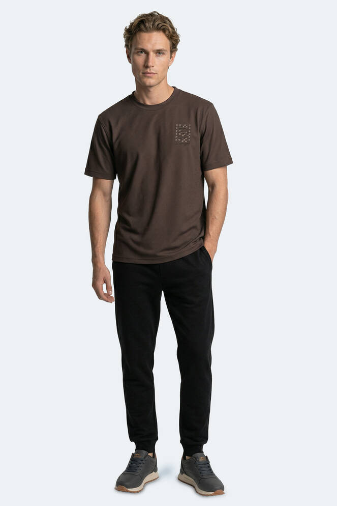 Slazenger ZEGNA Erkek Kahve Tişört