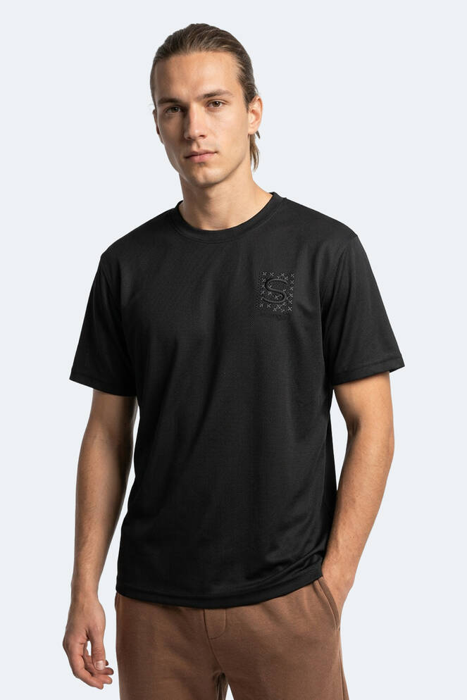 Slazenger ZEGNA Erkek Siyah Tişört