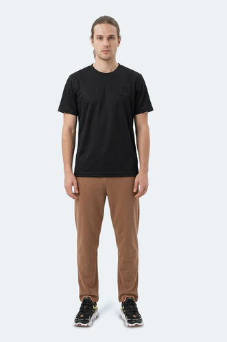Slazenger ZEGNA Erkek Siyah Tişört - Thumbnail