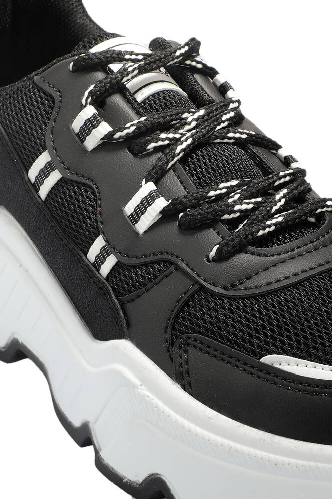 Slazenger ZELPHA Sneaker Kadın Ayakkabı Siyah - Beyaz