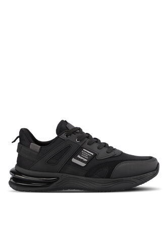 Slazenger ZEND Men's Sneaker Shoes Black - Black - Thumbnail