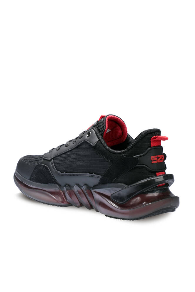 Slazenger ZENON Sneaker Erkek Ayakkabı Siyah - Kırmızı