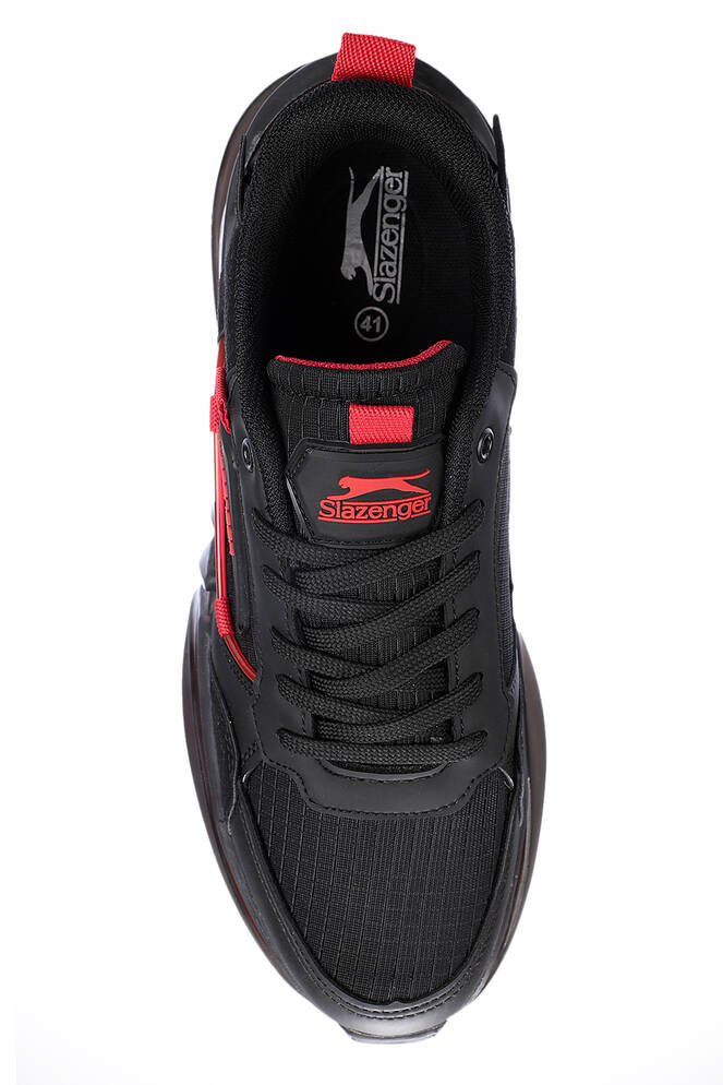 Slazenger ZENON Sneaker Erkek Ayakkabı Siyah - Kırmızı