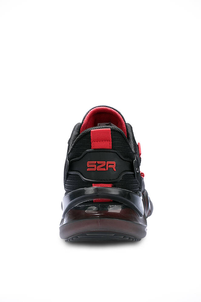Slazenger ZENON Sneaker Erkek Ayakkabı Siyah - Kırmızı
