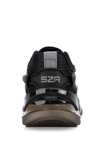 Slazenger ZENON Sneaker Erkek Ayakkabı Siyah - Siyah - Thumbnail