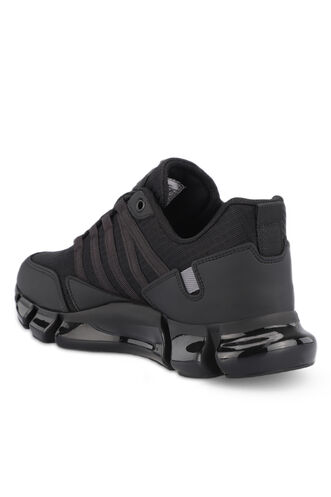 Slazenger ZEPH Erkek Spor Ayakkabıları Siyah - Siyah - Thumbnail