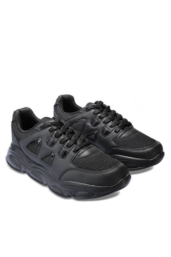 Slazenger ZERAH Sneaker Kadın Ayakkabı Siyah - Siyah