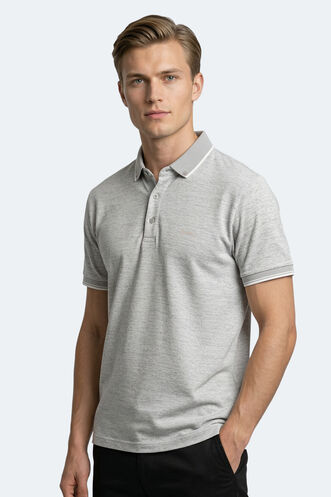 Slazenger - Slazenger ZERU Erkek Gri Tişört