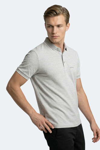 Slazenger ZERU Erkek Gri Tişört - Thumbnail