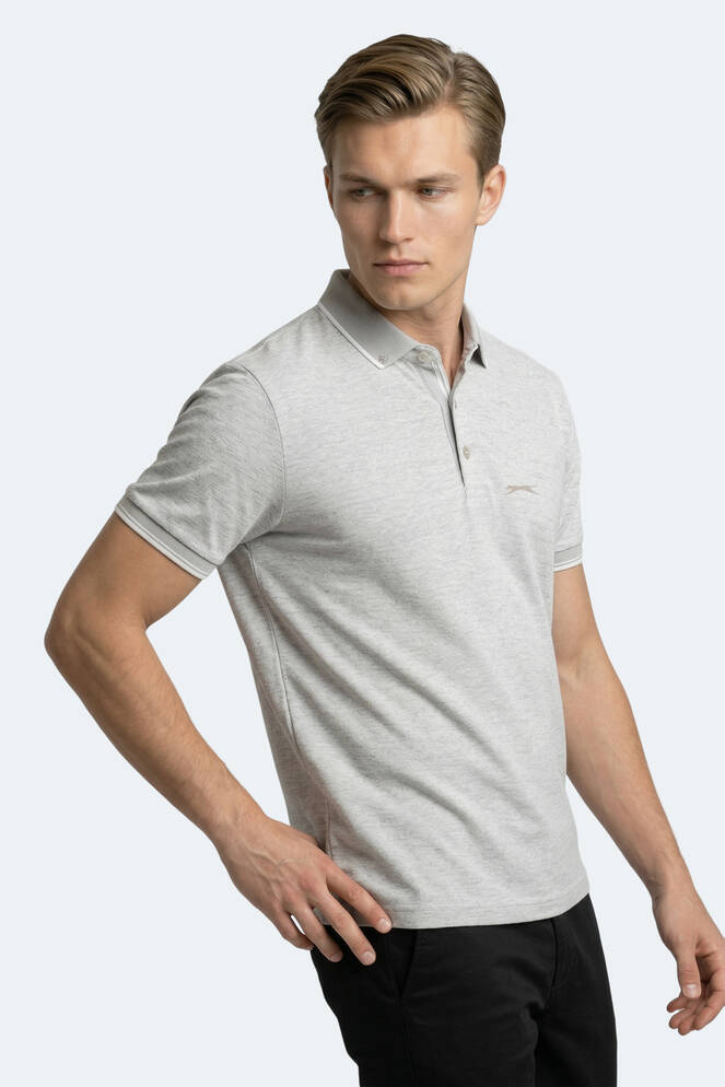 Slazenger ZERU Erkek Gri Tişört