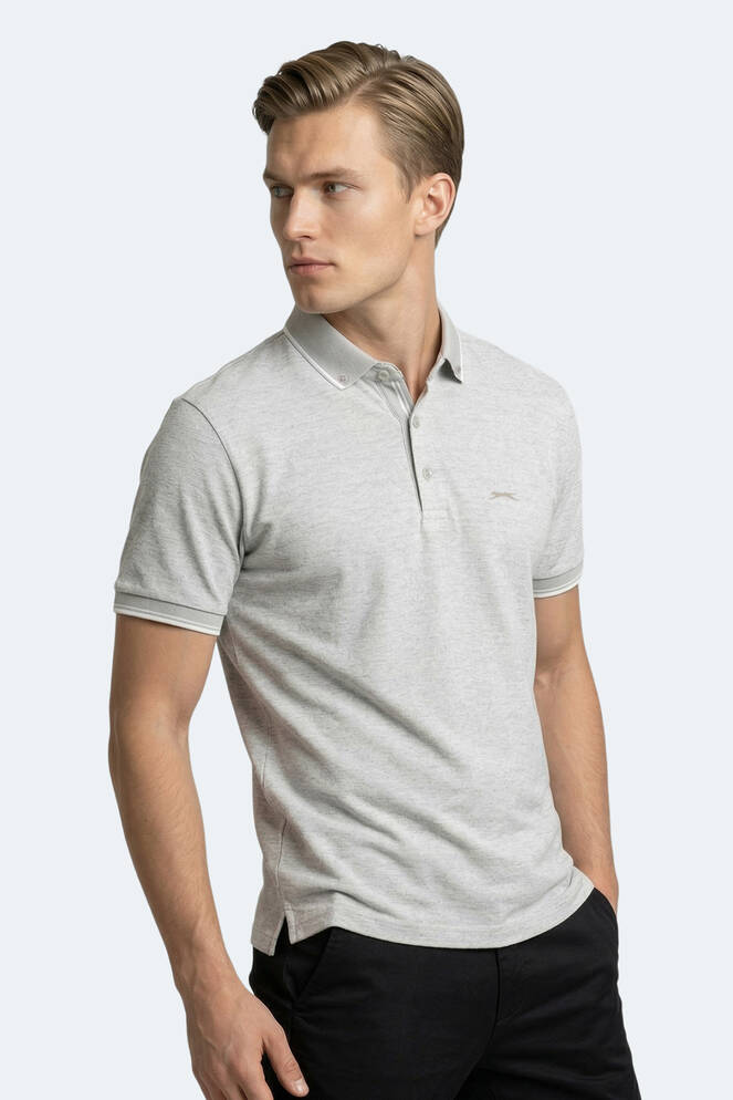Slazenger ZERU Erkek Gri Tişört