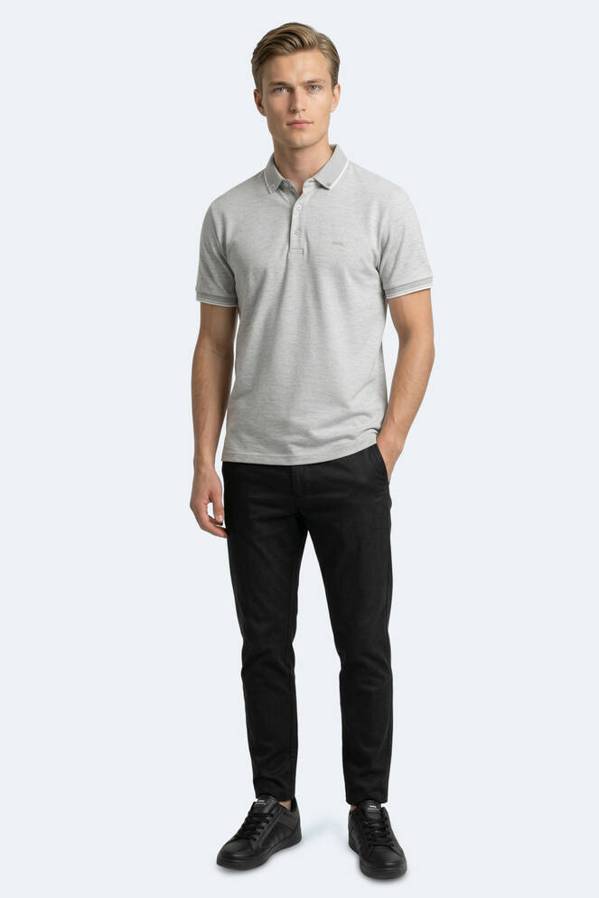 Slazenger ZERU Erkek Gri Tişört