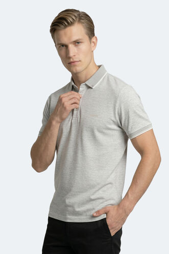 Slazenger ZERU Erkek Gri Tişört - Thumbnail