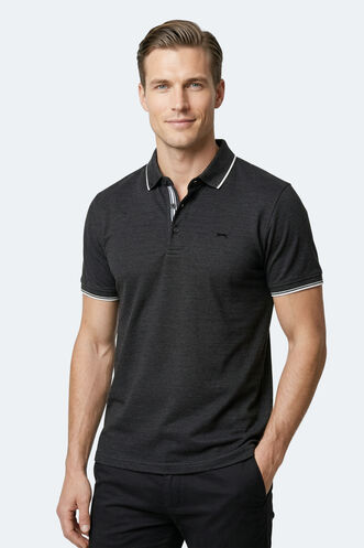 Slazenger - Slazenger ZERU Erkek Siyah Tişört