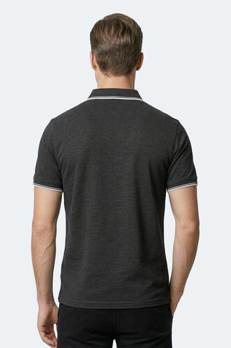 Slazenger ZERU Erkek Siyah Tişört - Thumbnail