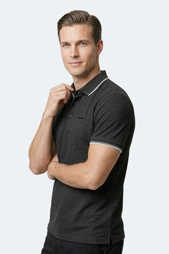 Slazenger ZERU Erkek Siyah Tişört - Thumbnail