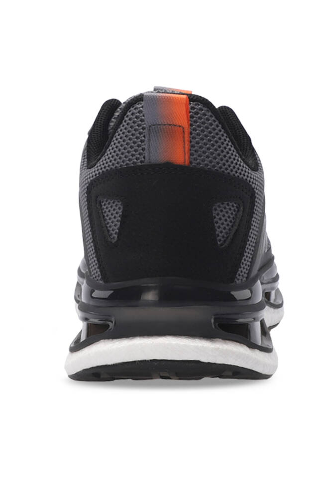 Slazenger ZEUS Erkek Spor Ayakkabısı Koyu Gri - Turuncu