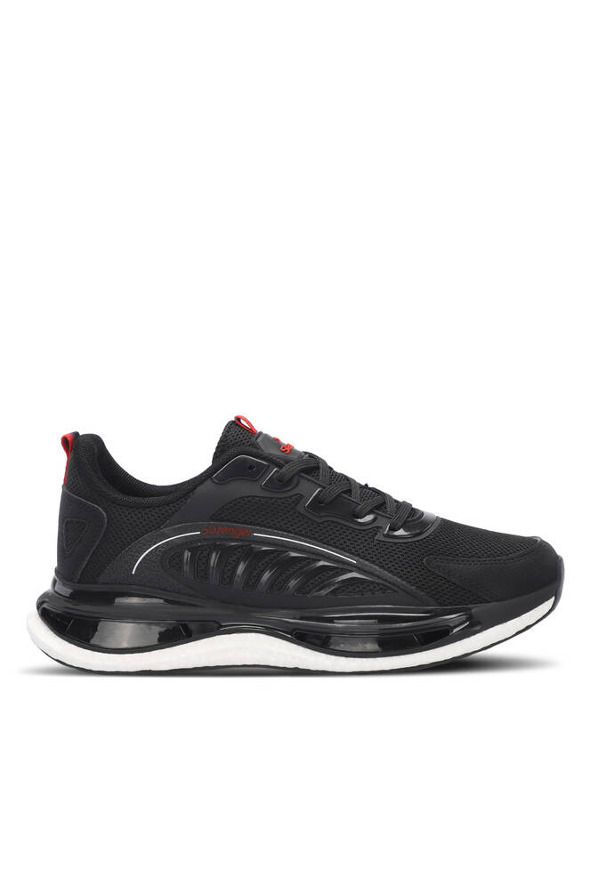 Slazenger ZEUS Erkek Spor Ayakkabısı Siyah - Kırmızı